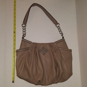 Vera wang pleated hobo bag